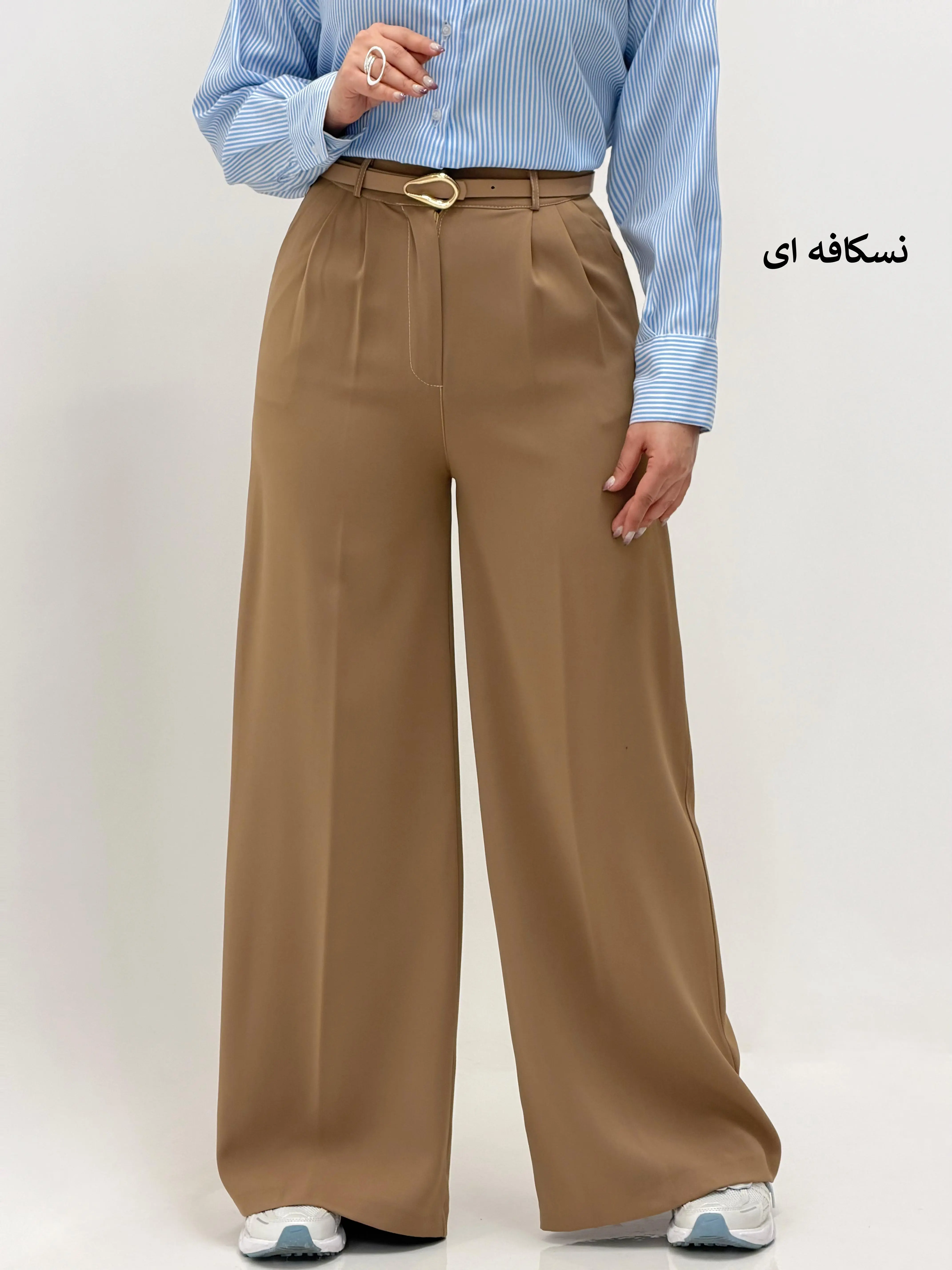 4002-شلوار کرپ سان فول بگ یاس